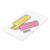 Ice Pop Cartoon Illustration Magnet (Linke Seite)