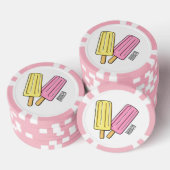 Ice Pop Cartoon Illustration Pokerchips (Stapel)