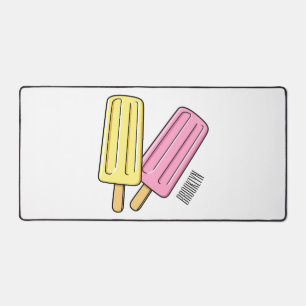 Ice Pop Cartoon Illustration Schreibtischunterlage