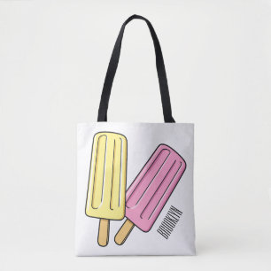 Ice Pop Cartoon Illustration Tasche
