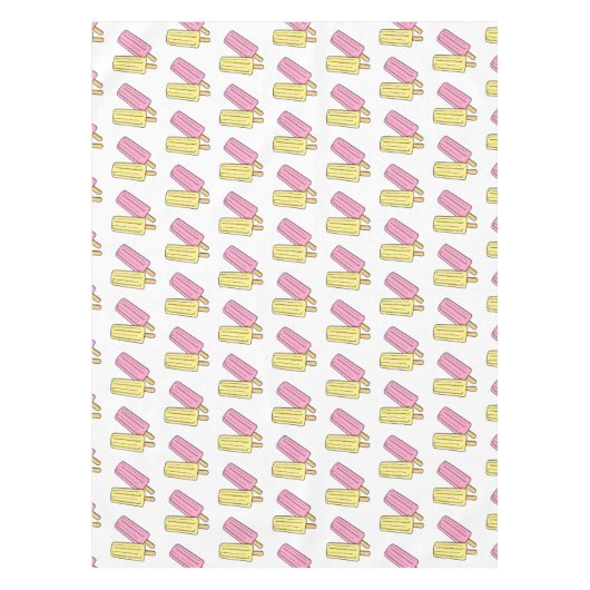 Ice Pop Cartoon Illustration Tischdecke (Vorderseite)