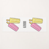 Ice Pop Cartoon Illustration Yogamatte (Vorderseite (Horizontal))