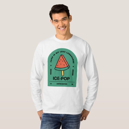 Ice Pop Food ist meine Liebe T-Shirt (Vorne ganz)