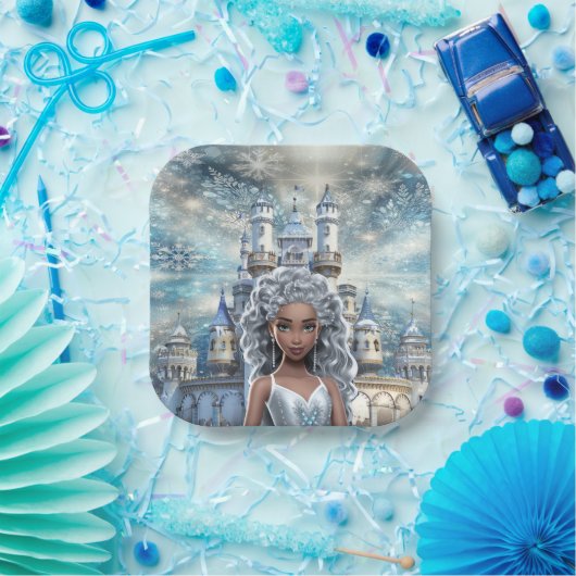 Ice Princess Pappteller (Party)