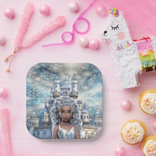 Ice Princess Pappteller (Party)