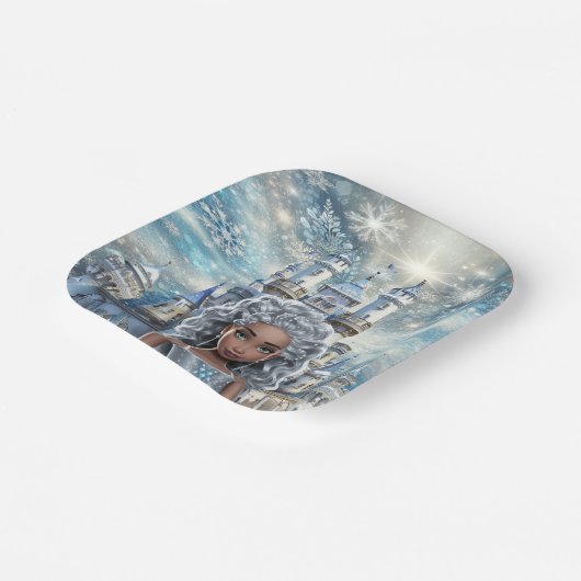 Ice Princess Pappteller (Gewinkelt)