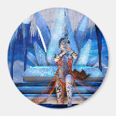 Ice Queen Fantasy Art Magnet (Vorne)
