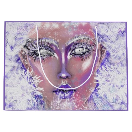 Ice Queen Gift Bag - Beautiful Große Geschenktüte (Vorderseite)