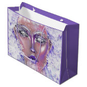 Ice Queen Gift Bag - Beautiful Große Geschenktüte (Vorderseite Schrägansicht)
