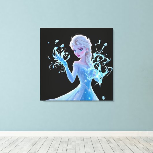Ice Queen Magic Power Leinwanddruck (Insitu (Holzboden))