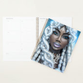 Ice Queen Melanin Women Black Girl Magic Sista Planer (Anzeige)