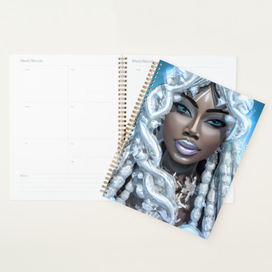 Ice Queen Melanin Women Black Girl Magic Sista Planer (Anzeige)