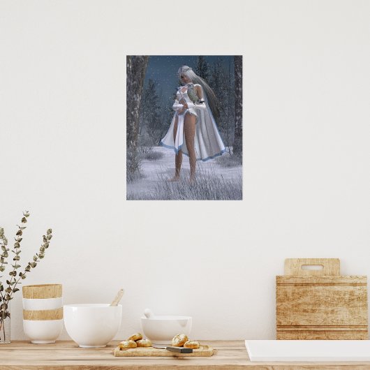 Ice Queen Poster (Küche)