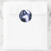 Ice Queen Runder Aufkleber (Tasche)