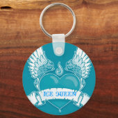"ICE QUEEN" Schlüsselkette Schlüsselanhänger (Vorderseite)