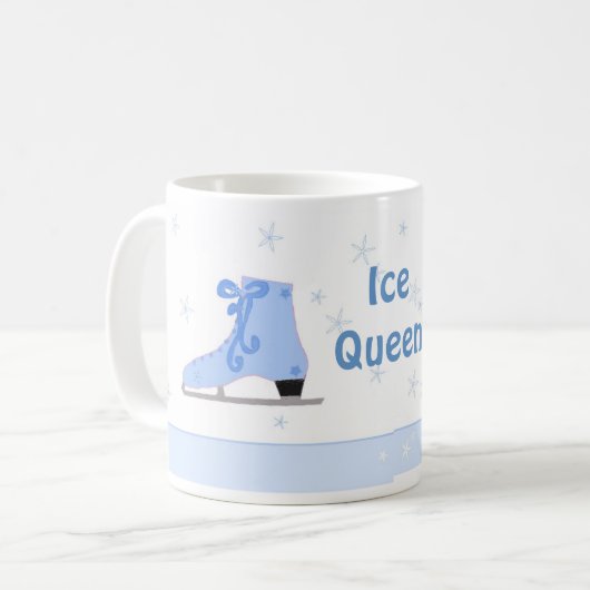 Ice Queen Skaten Design Kaffeetasse (Vorderseite Links)