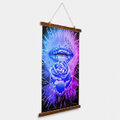"Ice Queen" Wandteppich Mit Holzrahmen (Gewinkelt)