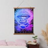 "Ice Queen" Wandteppich Mit Holzrahmen (Schlafzimmer)