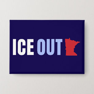 ICE Raus Anti Trump Button