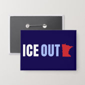 ICE Raus Anti Trump Button (Vorderseite/Rückseite)
