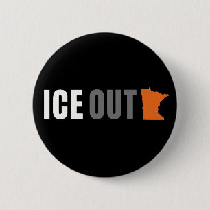 ICE RAUS Anti Trump USA Button