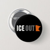 ICE RAUS Anti Trump USA Button (Vorne & Hinten)