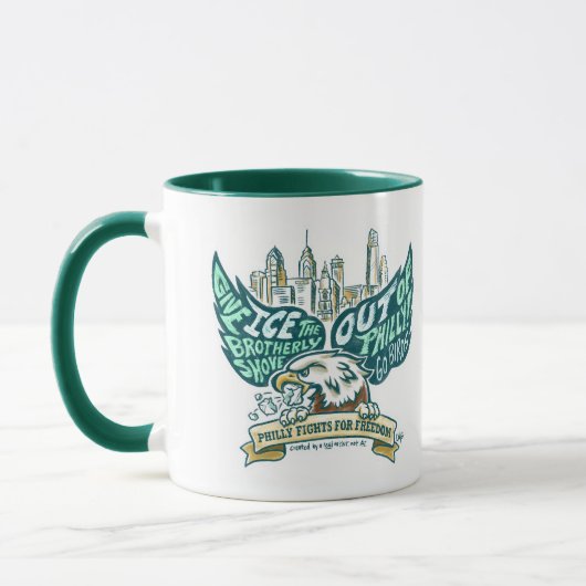 ICE raus / Go Birds Becher Tasse (Links)