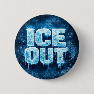 "ICE RAUS" Protestbutton Button