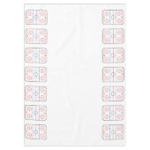 Ice Rink Diagram Hockey Game Style Tischdecke (Vorderseite)