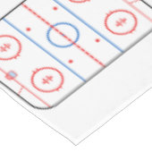 Ice Rink Diagram Hockey Game Style Tischdecke (Schrägansicht)