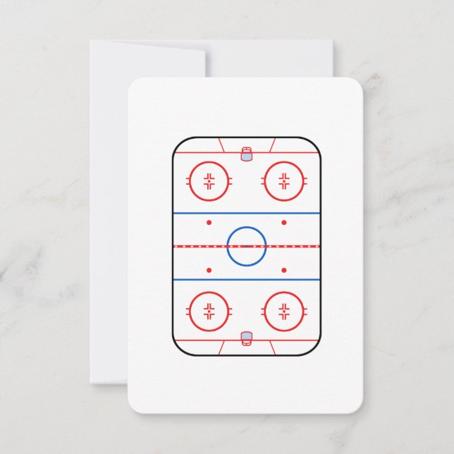 Ice Rink Diagramm Hockey Game Companion (Vorderseite)