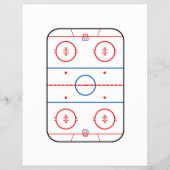 Ice Rink Diagramm Hockey Game Companion Flyer (Vorne)