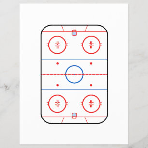 Ice Rink Diagramm Hockey Game Companion Flyer