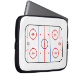 Ice Rink Diagramm Hockey Game Companion Laptopschutzhülle (Vorne Rechts)