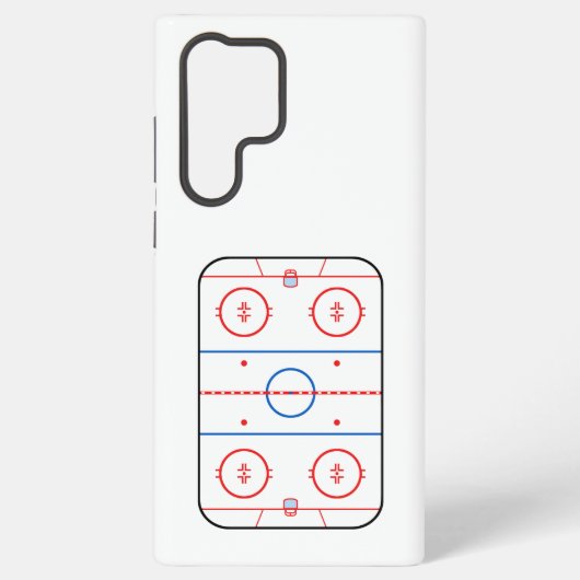 Ice Rink Diagramm Hockey Game Companion Samsung Galaxy Hülle (Rückseite)