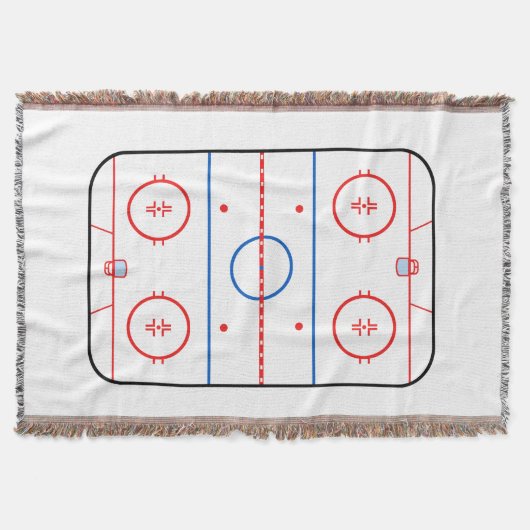Ice Rink Diagramm Hockey Game Graphic Decke (Vorderseite)