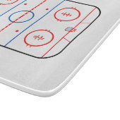 Ice Rink Diagramm Hockey Game Graphic Schneidebrett (Ecke)