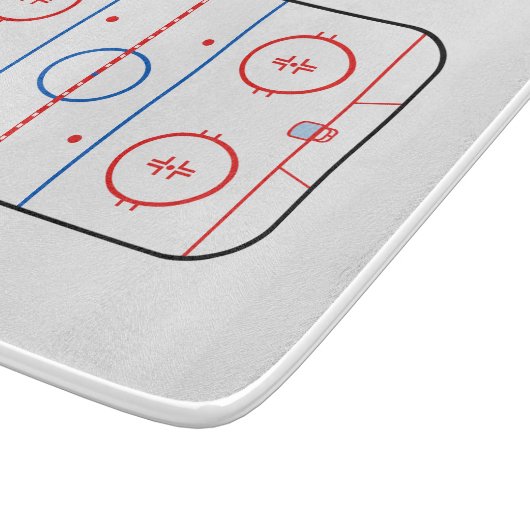 Ice Rink Diagramm Hockey Game Graphic Schneidebrett (Ecke)
