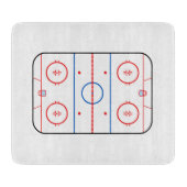 Ice Rink Diagramm Hockey Game Graphic Schneidebrett (Vorderseite)