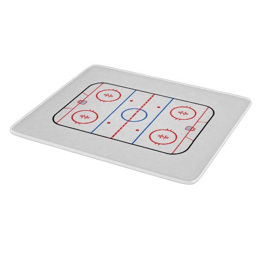 Ice Rink Diagramm Hockey Game Graphic Schneidebrett (Ecke)