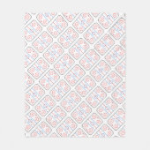 Ice Rink Diagramm Hockey Game Style Fleecedecke (Vorderseite)