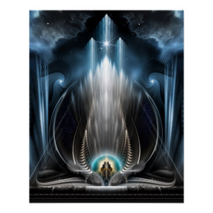 Ice-Sicht der Kaiseransicht perfekte Plakat Poster