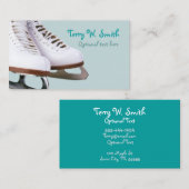 Ice Skate Business Card Visitenkarte (Vorne/Hinten)