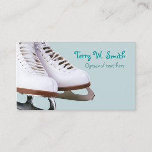 Ice Skate Business Card Visitenkarte