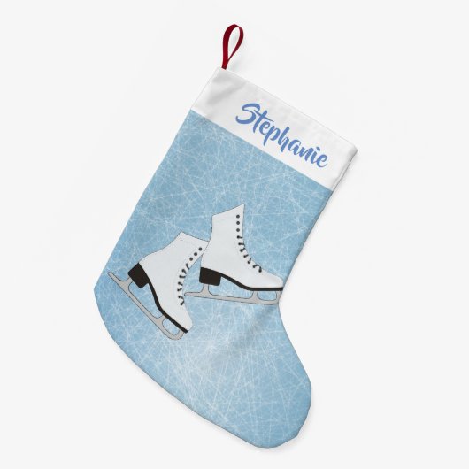 Ice Skate Design Weihnachts-Strumpf Kleiner Weihnachtsstrumpf (Vorderansicht (hängend))