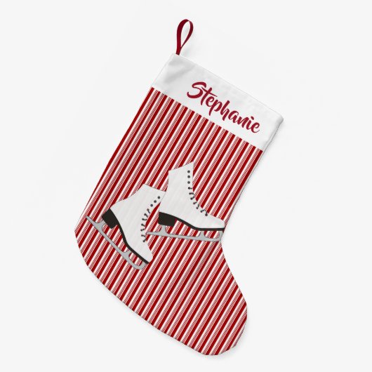 Ice Skate Design Weihnachts-Strumpf Kleiner Weihnachtsstrumpf (Vorderansicht (hängend))