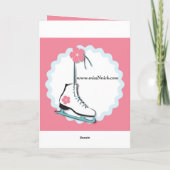 Ice Skate Karte (Rückseite)