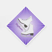 Ice Skate Paper Party Napkin Serviette (Ecke)