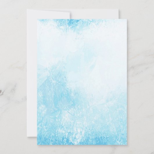 Ice Skate Party Einladung (Rückseite)