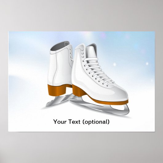 Ice Skate Poster Print (Vorne)